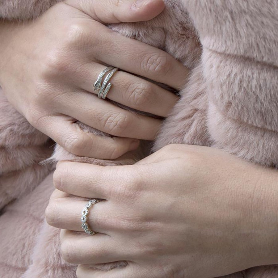 Anillo Serpe plata
