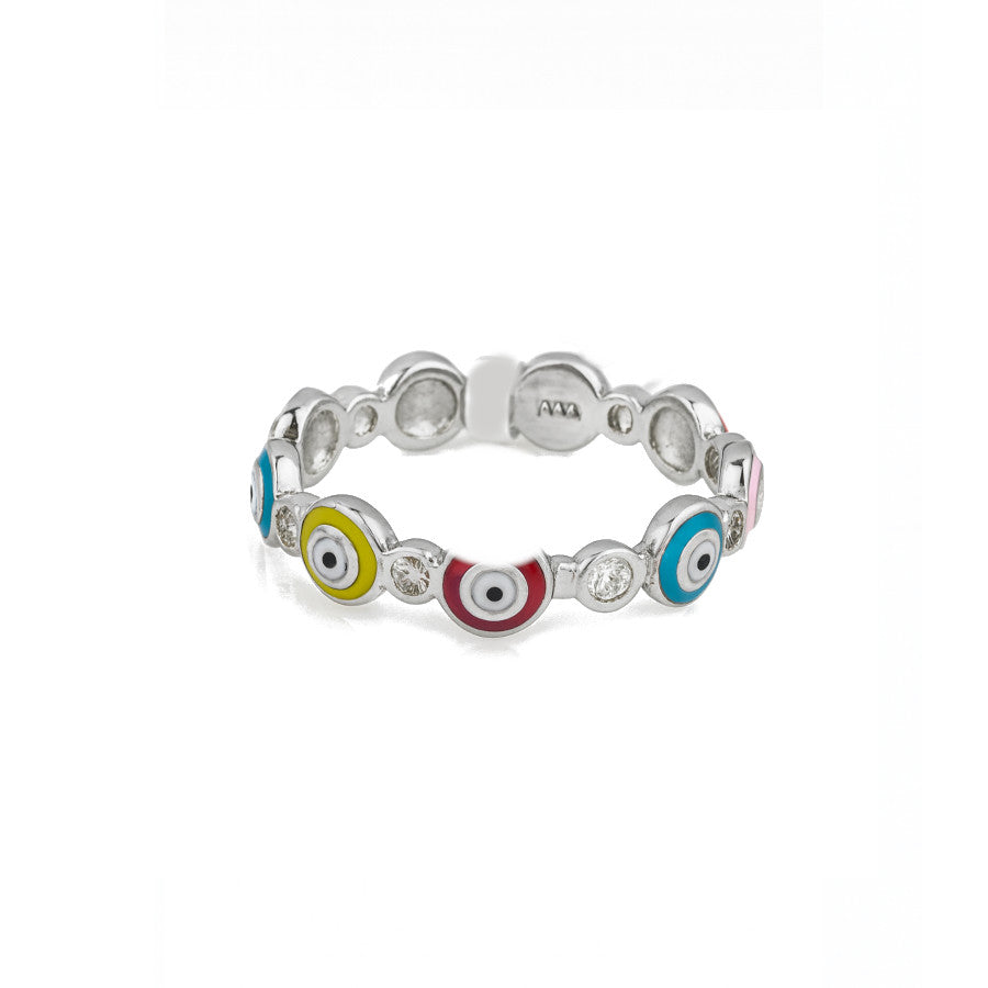 Silver Eye Ring