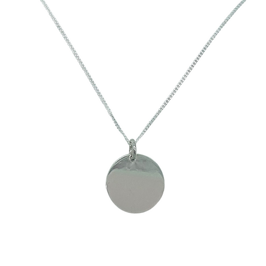 Colgante Tôle Personalizable de Plata