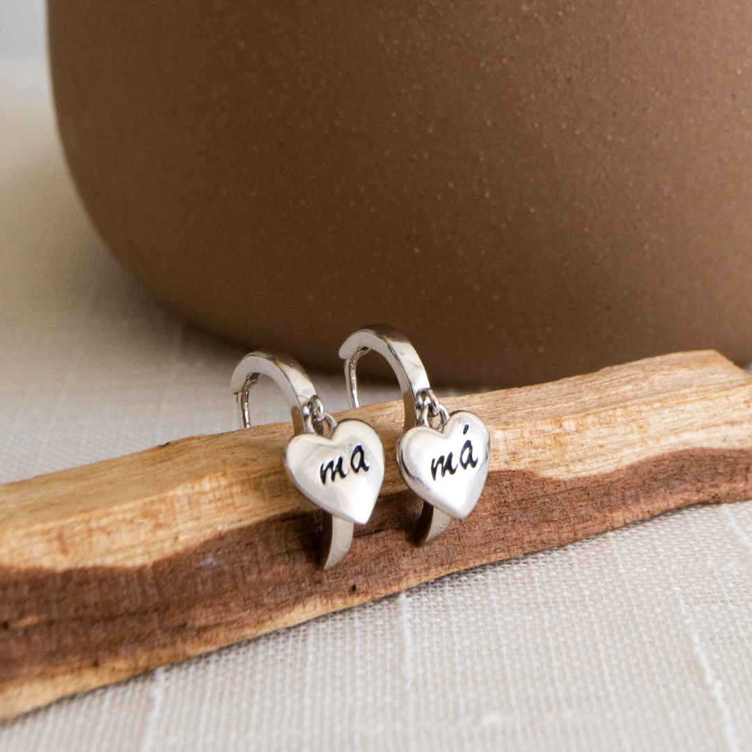 PENDIENTES DE PLATA DEDA