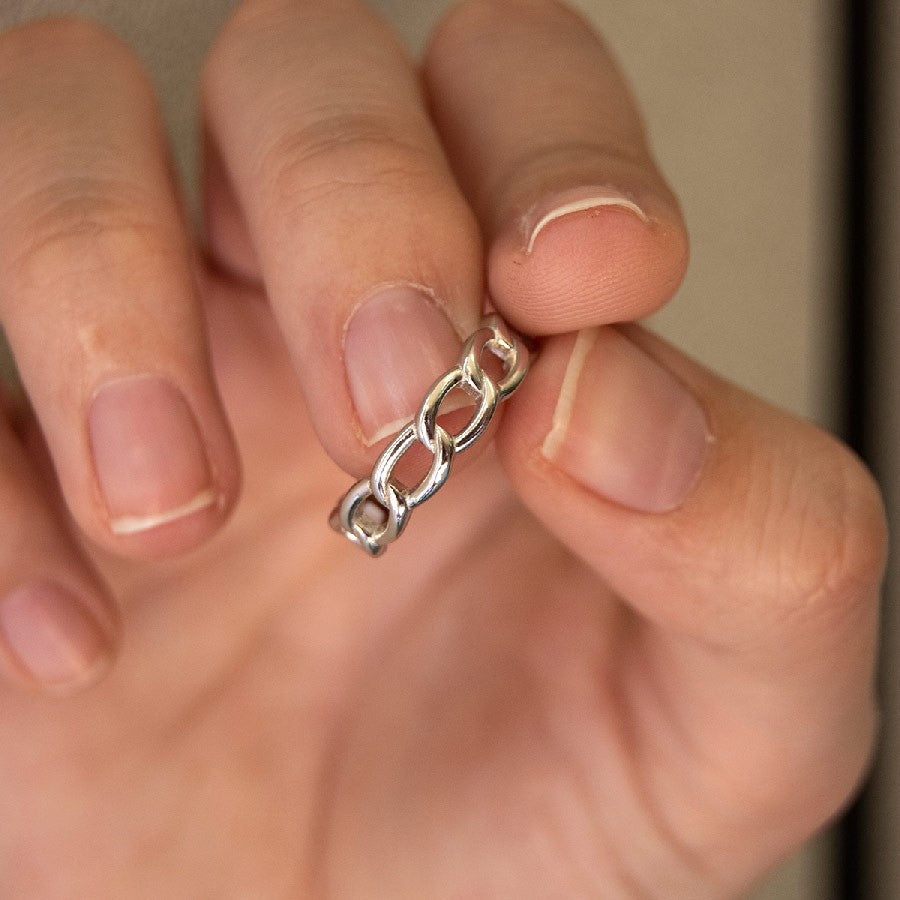 Anillo Eslabón plata