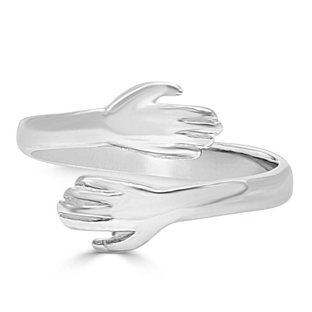 Silver Hug Ring