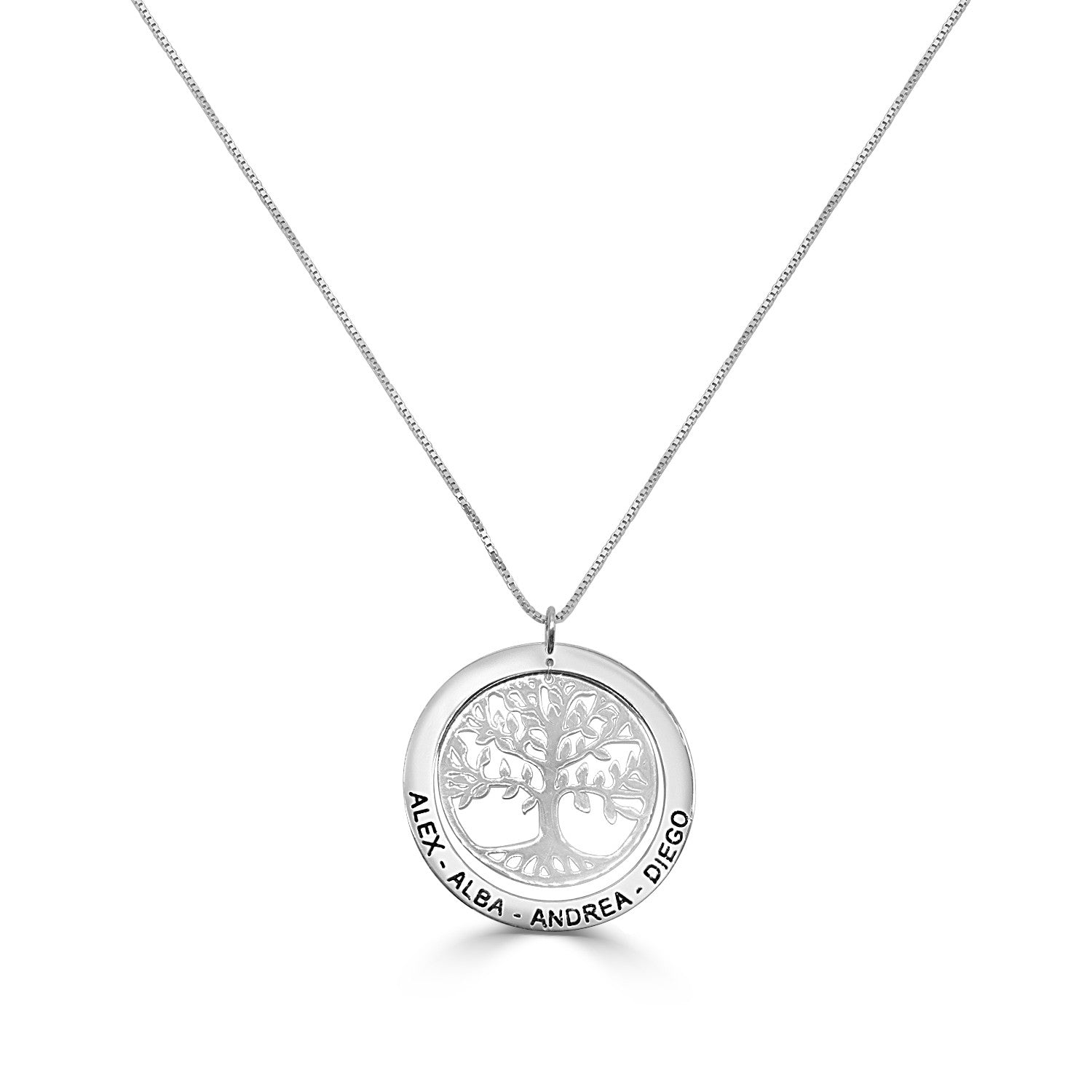 Gargantilla Árbol Aro de Plata