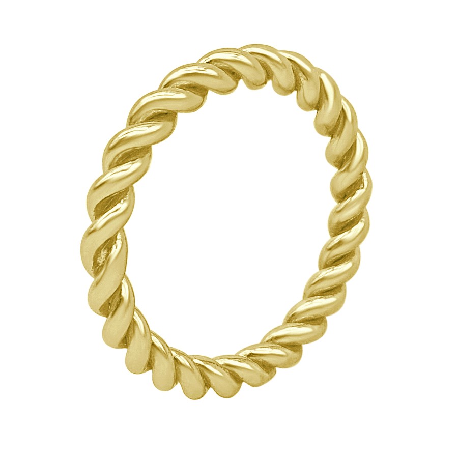 Anillo Plata Dorado Ris