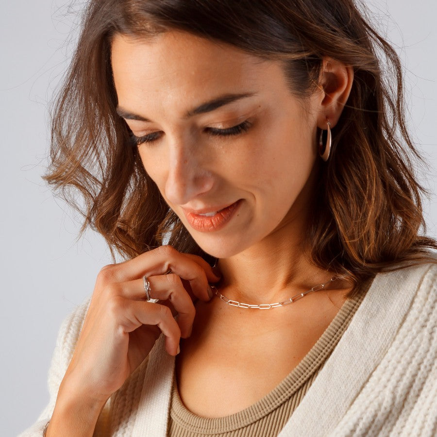 Silver Corda Choker