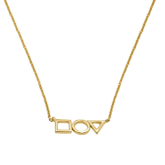Play Choker in Gold Plated Silver