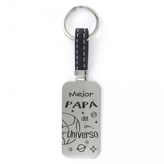 Llavero Mejor Papá del Universo de Acero