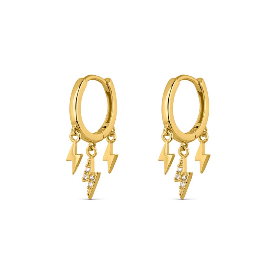 Sinar silver earrings